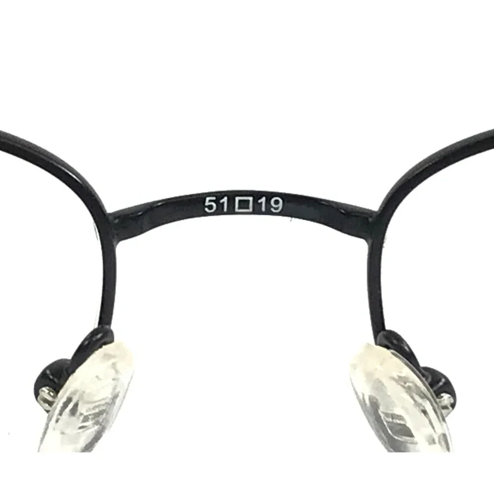 Titanflex Eyeglasses Frames M902 BLK Black Oval Wire Rim Titanium 51-19-140